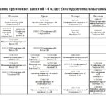 Расписание групповых занятий инструментальных отделений на 2024-2025 учебный год (бюджетное отделение)